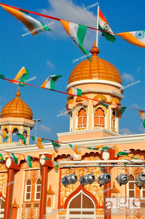 India Pavilion At Global Village In Dubai Uae Stock Photo Picture