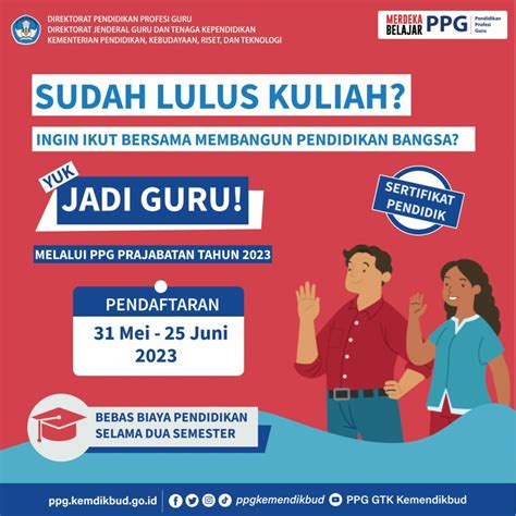 Pendaftaran Ppg Prajabatan Tahun 2023