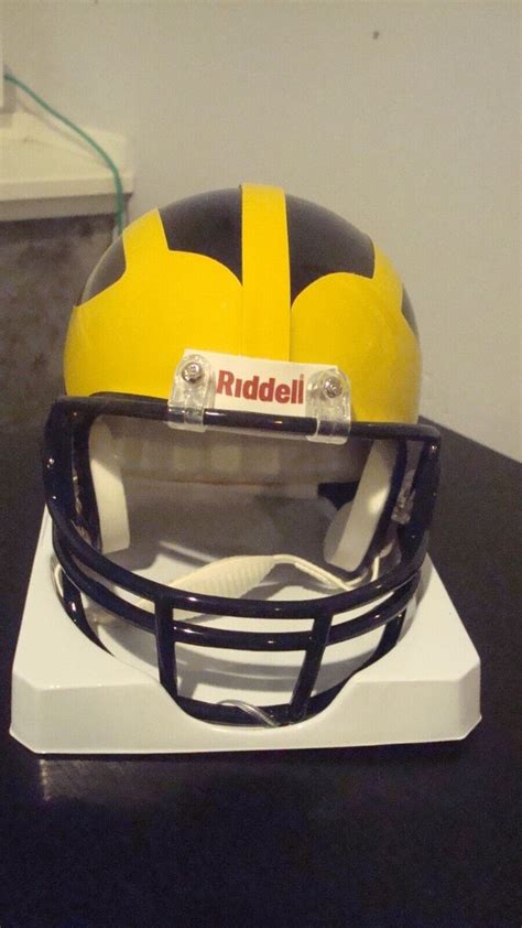 Lloyd Carr Autographed Michigan Wolverines Mini Helmet Signed Nc