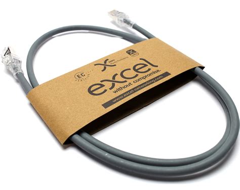 Excel Cat6a High Density Patch Lead S FTP LS0H Blade Booted Comms Express