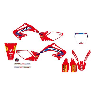 Kit déco et Housse BlackBird Réplica HRC 21 Honda CR 125 250cc 02