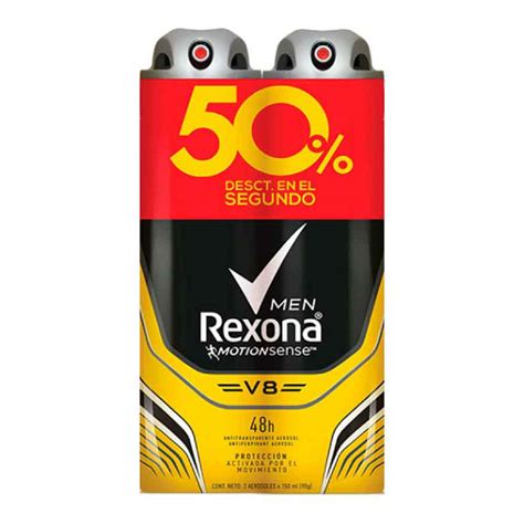 Desodorante Rexona V8 Men Aerosol 150 Ml C U