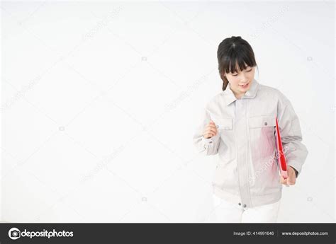 Businesswoman Working Uniform — Stock Photo © maroke #414991646