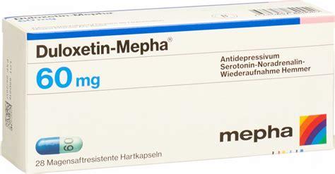 Duloxetin Mepha Kapseln 60mg 28 Stück in der Adler Apotheke