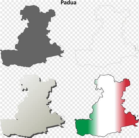 Conjunto De Mapa De Contorno Detallado En Blanco De Padua Png Pngwing