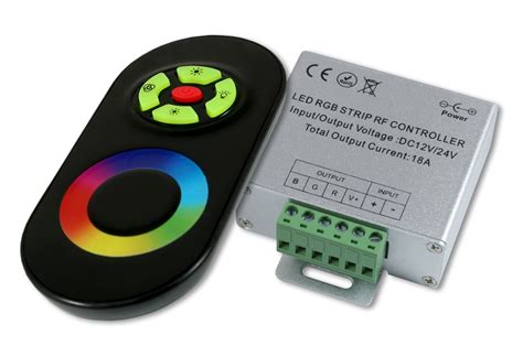 Sterownik do taśm RGB LED pilot dotykowy RF gum 2y 7152843497