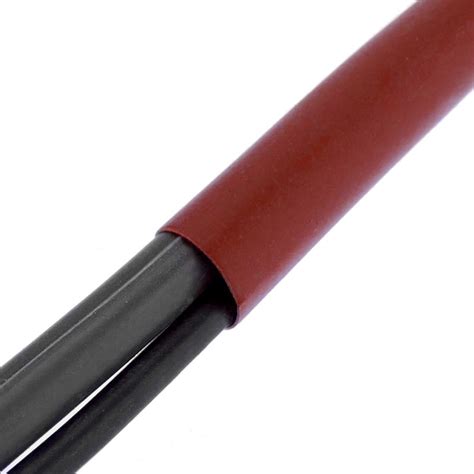 Tubo termoretráctil rojo de 9 5mm en bobina de 3m Hiper Red