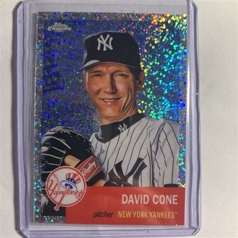 2022 Topps Chrome Platinum David Cone Speckle Refractor 150 EBay