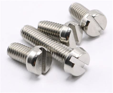 18 8 Stainless Steel Slotted Drive Fillister Head Screws Asme B1863