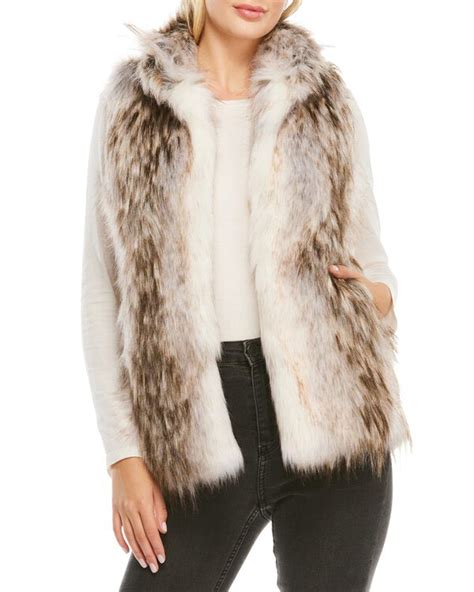 Fabulous Furs Limited Edition Faux Fur Vest Inclusive Sizing Editorialist