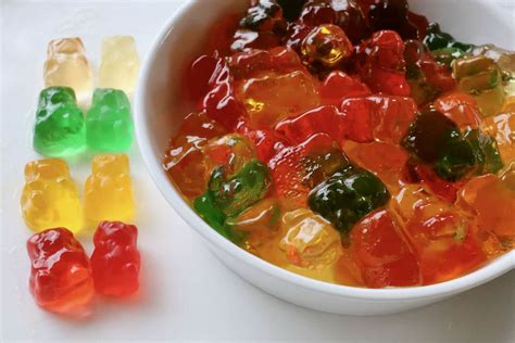 Homemade Vodka Alcohol Gummy Bears Recipe Dobbernationloves