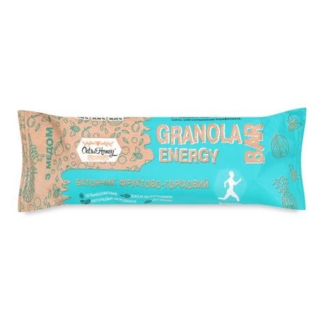 Батончик Oatsandhoney Granola Energy Bar фрукт горіх 40г онлайн супермаркет Сільпо