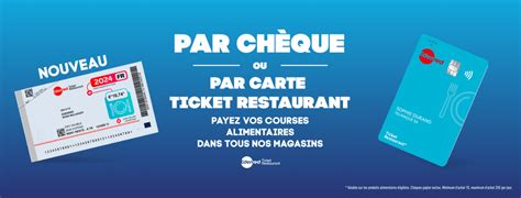 Carte Ticket Restaurant Payez Vos Courses Dans Nos Magasins