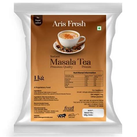 Aris Fresh Instant Masala Tea Premix NO ADDED SUGAR At Rs 450 Kg In