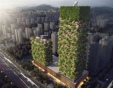 First Vertical Forest In Asia With 3 000 Plants Will Turn CO2 Into 132