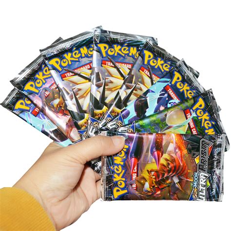 Pcs Ultra Prism Pokemon Tcg Sun Moon Booster Pack Collectible Cards