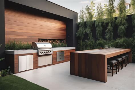 Modern Outdoor Kitchen