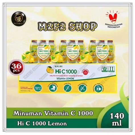 Promo Hi C1000 Kalbe Minuman Vit C Rasa Lemon 140 Ml Diskon 23 Di