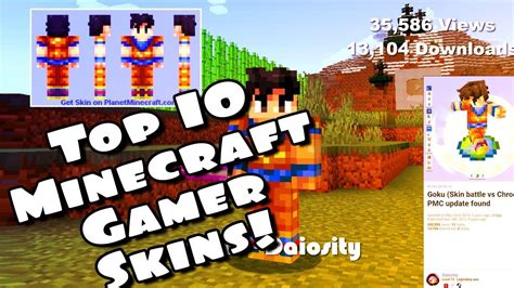 Top 10 Minecraft Gamer Skins Best Minecraft Skins Of All Time