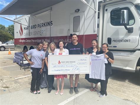 Mary Bird Perkins Cancer Foundation Receives 100000 T From Mauti