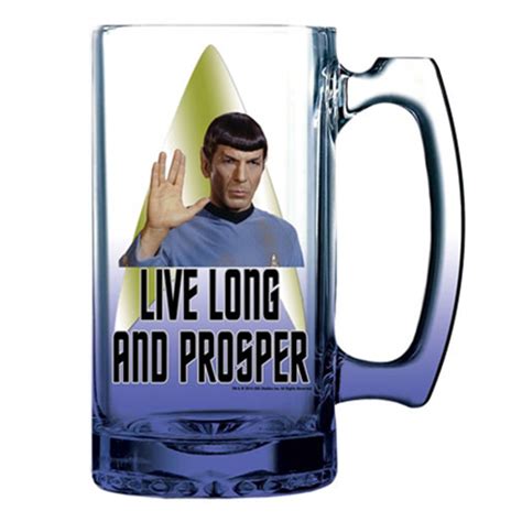 Star Trek Spock 16 Oz Beer Mug Geekalerts