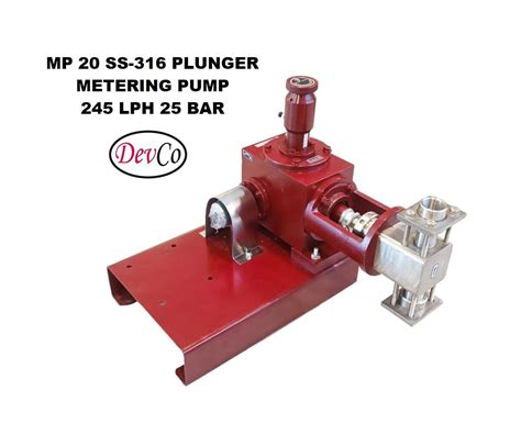 Pompa Dosing SS 316 Plunger Metering Pump 245 LPH 25 Bar