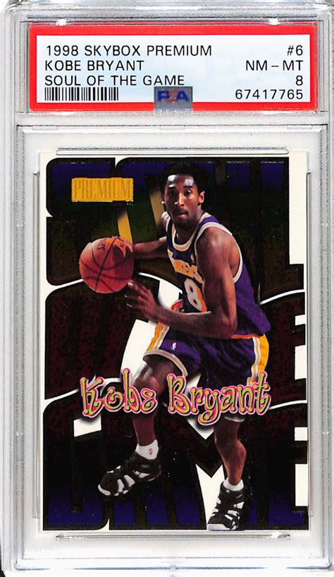 Lot Skybox Premium Soul Of The Game Kobe Bryant Psa Nm Mt