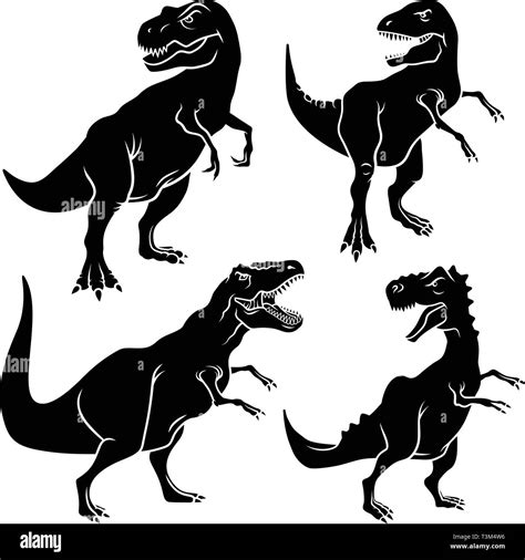 Siluetas De Dinosaurios Silueta De T Rex Silu Decoraciones Porn Sex