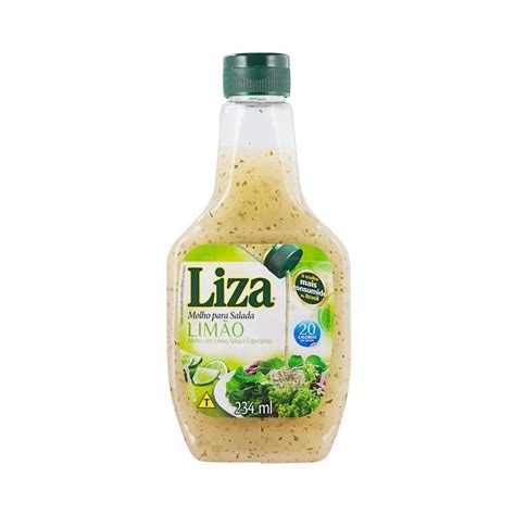 Molho Para Salada Liza Limão 234ml Supermercado Pague Menos