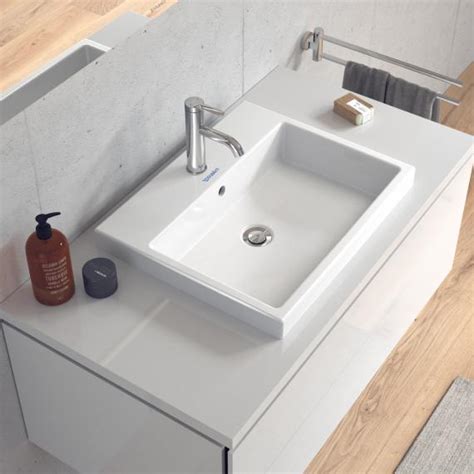 Duravit Vero Air Vasque Encastrer Par Dessus Avec Wondergliss Blanc