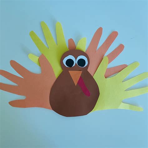 Handprint Turkey Craft - Early Education Zone