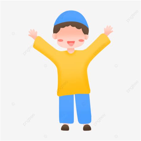 Faceless Muslim Hd Transparent, Faceless Muslim Kids Boy Having Fun ...