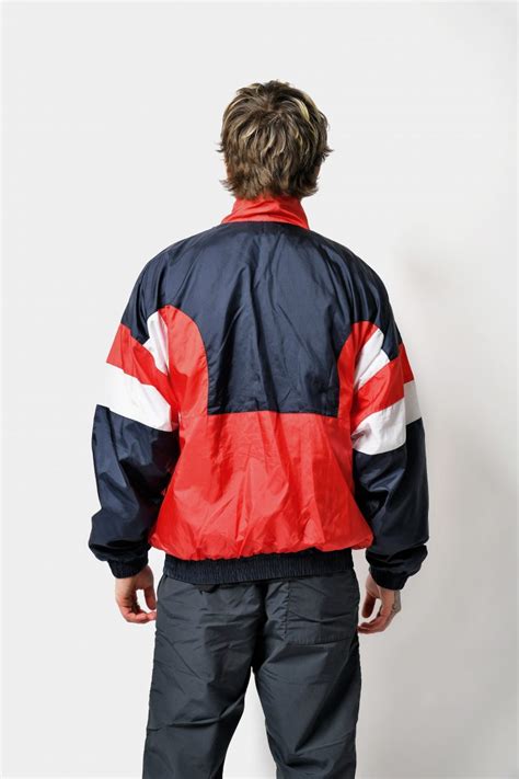 Retro Jacket Red Blue Vintage Clothing Online Store Hot Milk