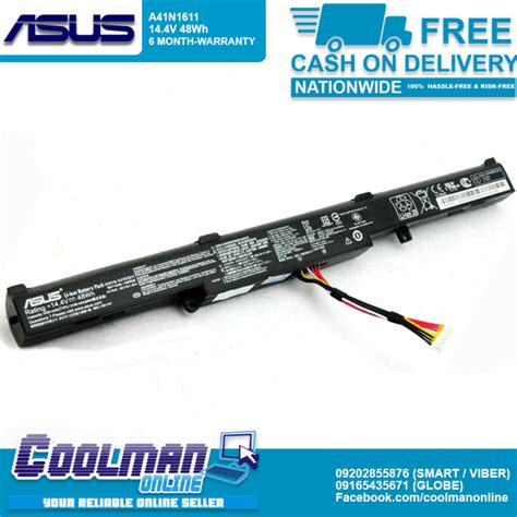 Genuine Original A41N1611 Laptop Battery For Asus ROG Strix GL553