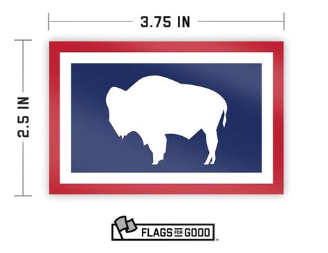 Wyoming State Flag Sticker – Flags For Good