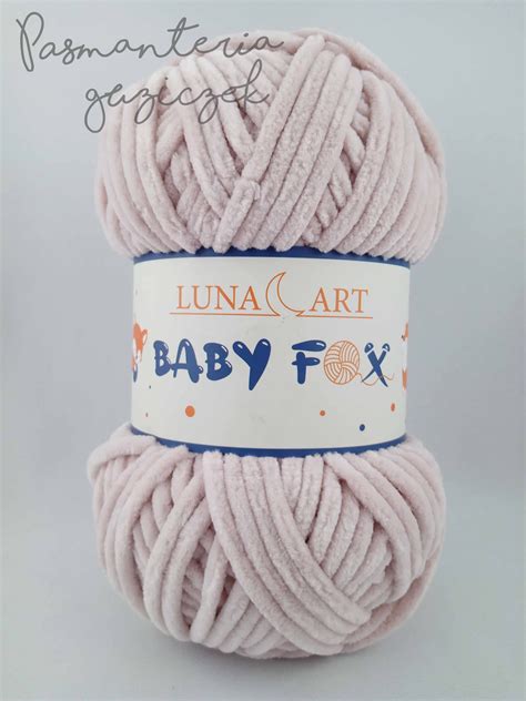 W Czka Luna Art Baby Fox Pudrowy R Pasmanteria Guziczek