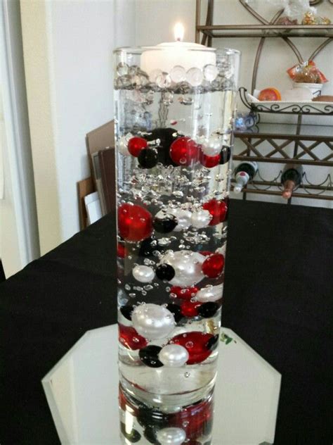 Water Beads Centerpiece Floating Candle Centerpieces Christmas Table