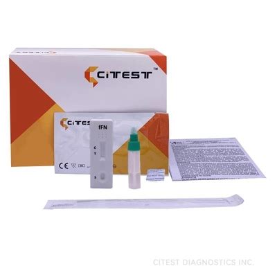 Ce Fetal Fibronectin Rapid Ffn Test Sensitivity Home Rapid Test Kits