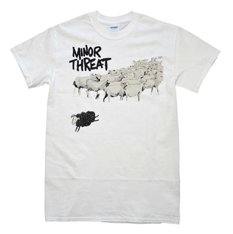 Officially Licensed Minor Threat T Shirt Featuring A Cool Out Of Step