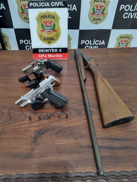 Civil Apreende Quatro Armas Em Casa Na Zona Norte Mar Lia Not Cia