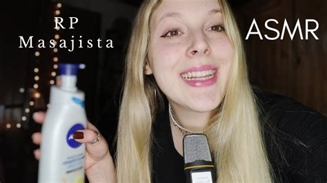 Asmr Roleplay Masaje 💆🏼‍♀️ Cuero Cabelludo Cuello Hombros Rápido