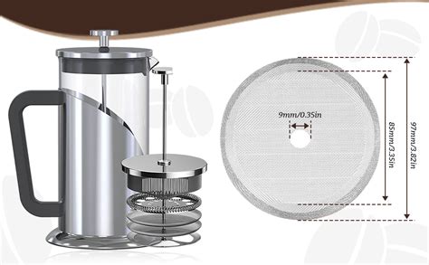 Pcs Cafetiere Filter Screen Cafetiere Mesh Cafetiere Filter Mesh