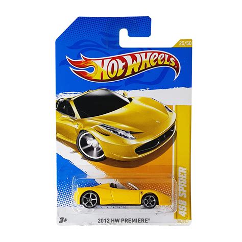 Hot Wheels Ferrari Spider Amarelo Mini Hunts