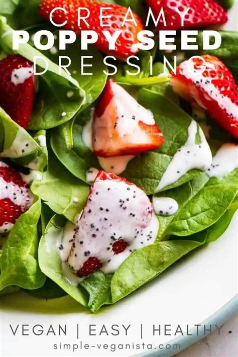 A Delicious Sweet And Healthy Creamy Poppy Seed Dressing Recipe Made Easy With 5 Pantry Stapl