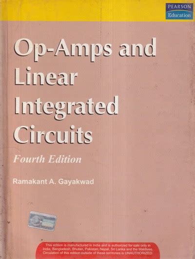 Second Hand Book Op Amps And Linear Integrated Circuits Pearson