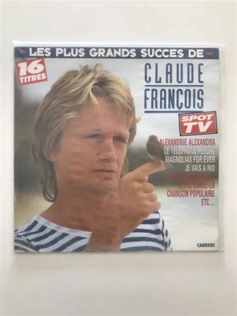 CLAUDE FRANÇOIS LES Plus Grands Succés Album Vinyle LP 33 Tours EUR 5