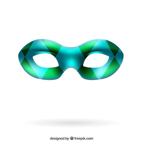 Free Vector | Carnival mask in harlequin style