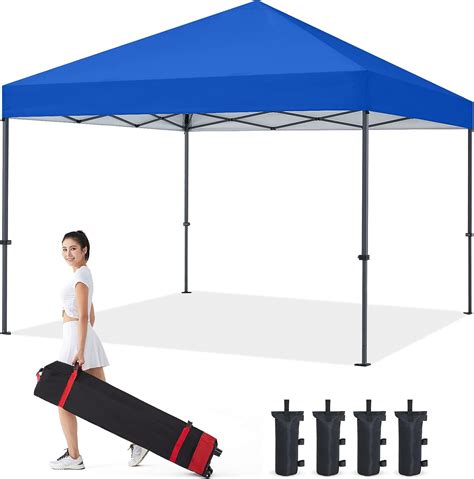 Amazon COOSHADE Easy Pop Up Canopy Tent 8X8Ft RoyalBlue Patio