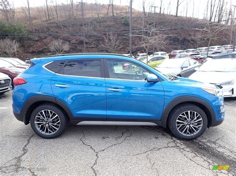 2020 Aqua Blue Hyundai Tucson Ultimate Awd 137455277 Car Color Galleries