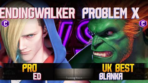 Sf Endingwalker Ed Vs Problem X Blanka High Level Match Bo Youtube